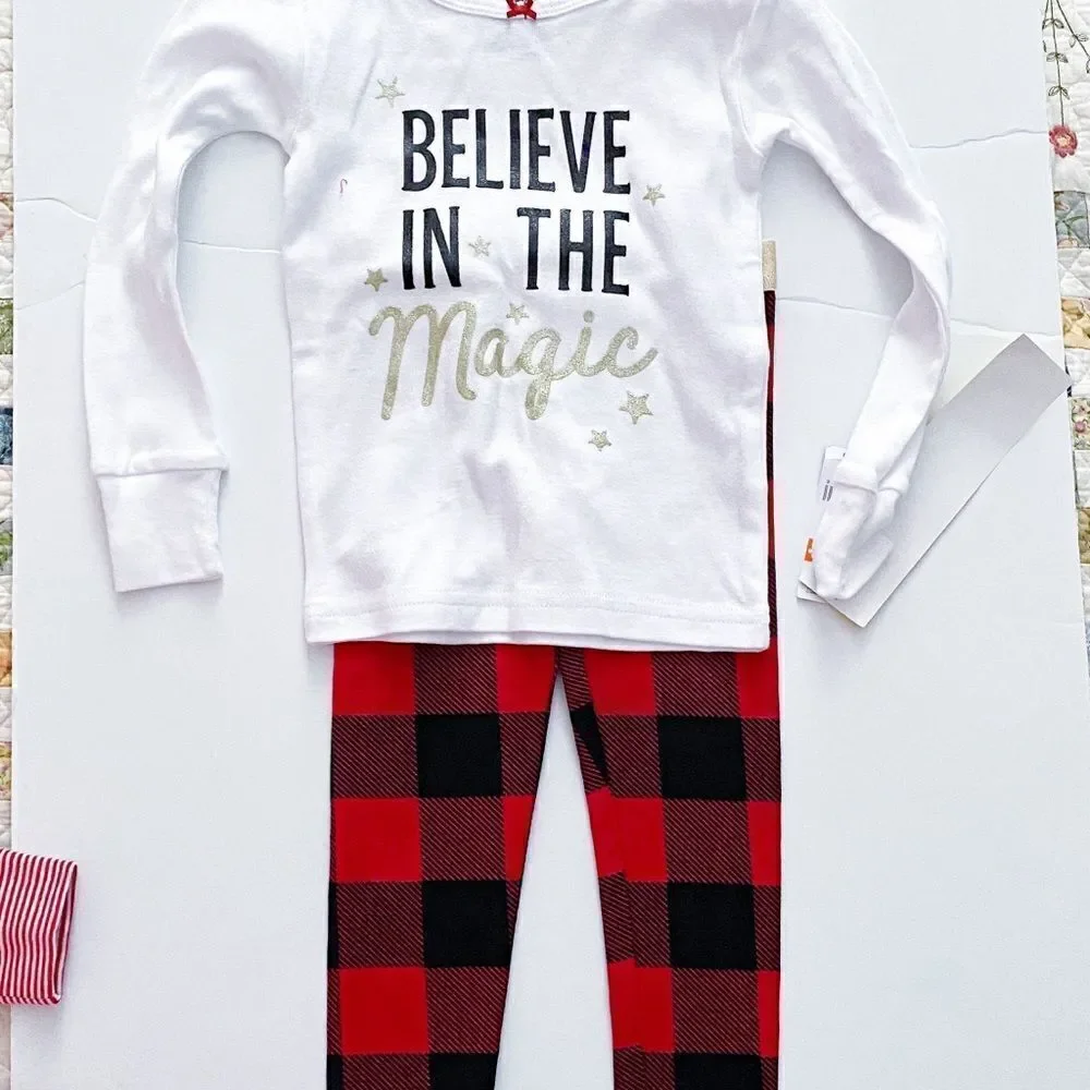 CARTER’S | Red | BELIEVE IN MAGIC HOLIDAY PAJAMA